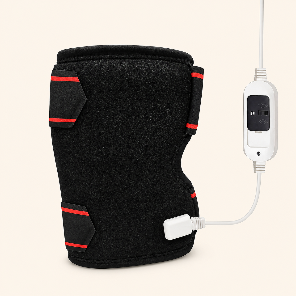 Electric Heated Knee Brace with Analog Controller & Comfort Straps